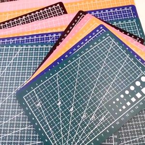 A1 A2 A3 PVC Cutting Mat Multiple Sizes Self Healing Cutting Pad Double-Sided DIY Tool Cutting Board Wholesale Notebook Spring School Supplies