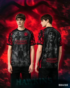 Bandai | The same 3D printed quick drying childrens T-shirt and casual sports jersey top as the best-selling American TV series in 2026