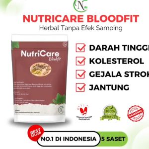 Obat Darah Tinggi Herbal Ampuh Nutricare Bloodfit & Penurun Tekanan Darah Tinggi