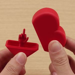 Hộp Quà Hình Ngón Tay Cái In 3D Chủ Đề Tình Yêu Quà Tặng Ngày Valentine Đồ Trang Trí Bất Ngờ Đồ Chơi Mô Hình Dành Cho Người Từ 14 Tuổi Trở Lên Chất Liệu Nhựa