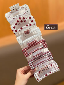 6pcs Ladies Adorable Anti-Aging Hair Clips Versatile Hair Accessories for Daily Use Ideal Gift for Women