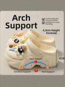 MIDANGDANG | Non-slip Comfort Platform Sandals with Closed Toe