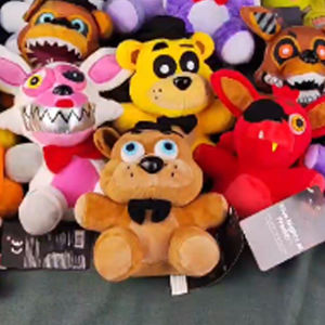 Bandai | New Five Night At Freddy Fnaf Cute Plush Toys Doll Bonnie Bear Foxy Cartoon Stuffed Dolls Freddy Toys For Children Fans Gifts