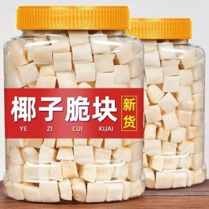 Original Flavor Coconut Slices Crispy Ready-To-Eat Baked Coconut Meat Snack Thin Coconut Fruits Coconut Corns Hainan Specialties