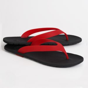 Sendal Jepit Karet Pria Dewasa Kuat Camou WR Red Black Keren Awet Anti Slip Tahan Lama