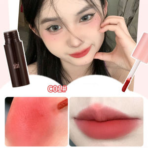 Waterproof Lip Mud Clay Matte Lipstick Blush Makeup Long-lasting Non-stick Cup Red Lip Tint Pigment Mousse Lipstick Cosmetics