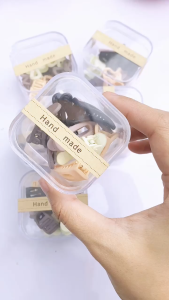 Jepitan Mini Jepitan Rambut Motif Polos Doff 1box Isi 10pcs Jepitan Poni Aksesoris Rambut Wanita PST