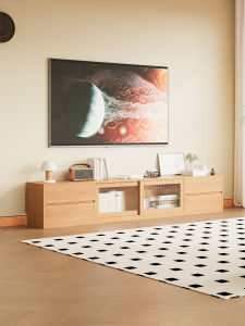 Modern Solid Wood TV Storage Cabinet