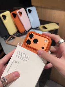 Luxury Leather Texture Candy Bumper Case for iPhone 17 16 15 14 13 12 11 Pro Max Plus X XS XR 17Pro 16Pro Shockproof Armor Cover