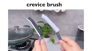 Bàn chải vệ sinh khe hở đa năng cán dài làm sạch khe hẹp cho nhà tắm nhà bếp cửa