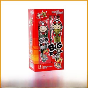 Classic Original Flavor Crispy Seaweed Roll Baked Nori Chips Tao Kae Noi Snacks Thai Origin Seafood Ready-to-eat 27g Box