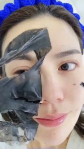 Masker Wajah Komedo Dan Pori Pori Pembersih Muka Noda Kusam Hitam Berjerawat Sadoer Black Mask Ori