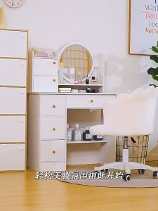 โต๊ะเครื่องแป้ง พร้อมกระจก ชุดโต๊ะแต่งหน้า พร้อมส่ง โต๊ะเครื่องสำอาง สไตล์minimal