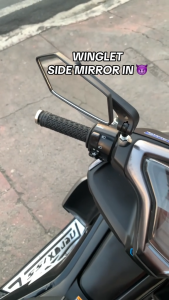 TorqPipe Motorcycle Side Mirror Anti-glare Rotatable Control High Definition Large Rearview Mirror