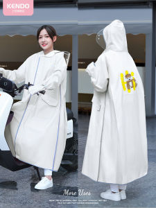 Thickened Long Raincoat for Adults Full Body Mountain Climbing Electric Vehicle Portable Raincoat Outdoor Travel Fishing Camping Hiking