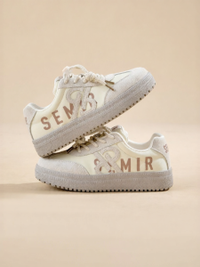 Semir | Giày Sneaker Deutsches Training Nữ Thu Đông Mới Đế Dày Thoáng Khí Đa Năng Màu Trắng
