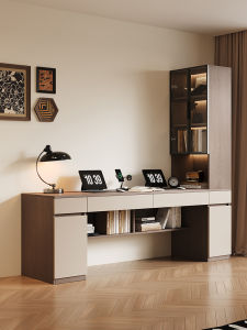 PAMEDI | Customizable Storage Large Straight Desk for Bedroom and Children