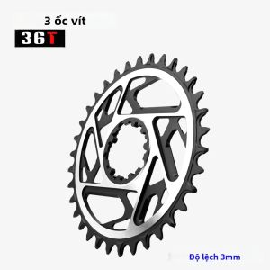 GOLDIX | Đĩa Líp Xe Đạp GOLDIX MTB 3 Lỗ Gắn Trực Tiếp Chất Liệu Nhôm 7075 CNC Rỗng Tương Thích Narrow Wide 34T-40T Độ Lệch 3mm Dành Cho Xe Đạp Leo Núi & Xe Đạp Đường Trường