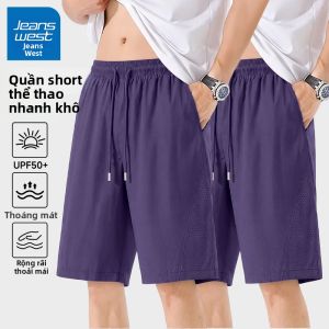 Jeanswest | Quần Short Chống Nắng Thoáng Khí Ice Silk Hút Ẩm Nhanh
