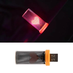 New USB Heart Car Ambient Mood Lamp Plug and Play Romantic Love Heart Decorative Atmosphere Light Car Interior Home Lamp