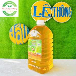 Dầu phộng Lê Thông 5Lit. Dầu Lạc nguyên chất nhà ép