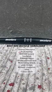 BKstars 31.8mm Bicycle Handlebar Bike Handle Bar MTB Handlebars Aluminum Alloy Riser Bar