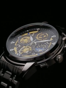 Jam Tangan Pria Rantai Tahan Air Model Korea Keren Buat Gaya Tanggal Aktif Cermin Tebal Gratis Box