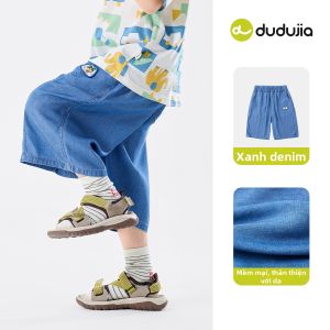 DUDUJIA | Quần Jeans Trẻ Em 100% Lyocell Dài 7/8