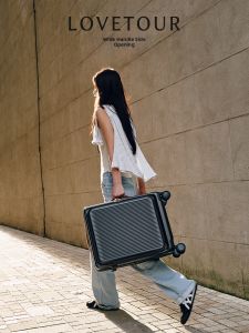 lovetour | Large Capacity Front Open Luggage Women 26inch