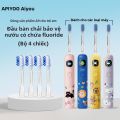 ≮513≯ApiYoo | Đầu Đánh Răng Điện Dành Cho Trẻ Em & Người Lớn, 4 Cái. 