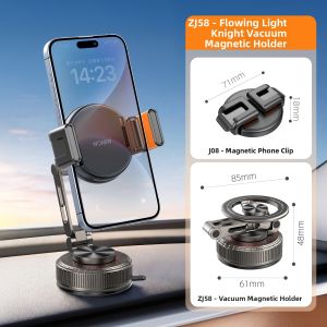 WONEW | Magnetic Suction Phone Mount Dual Arm Navigation And Photography Mini Portable