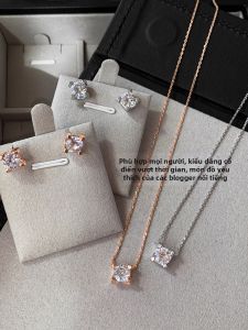 CAFFTI | Rose Gold Silver Zircon Bull Head Necklace