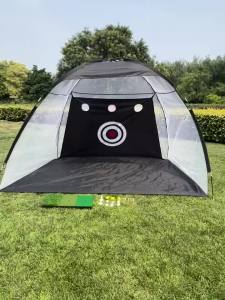 Golf Practice Net Professional Exercise Practice Hitting Cage Indoor Outdoor Golf High Impact Hitting Auxiliary Training Tool
