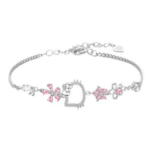 Tide color | Girls HelloKitty Silver Bracelet
