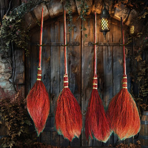 Harry Potter Magic Broomstick Flying Witch Broomstick Cosplay Props Halloween Decorations Performance Magic Wand Anime Cosplay