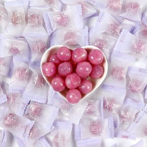 白桃糖White Peach 葡萄糖Grape 柠檬糖Lime 薄荷糖Mints高颜值日系水果硬糖1pcs 喜糖儿童节专用网红零食