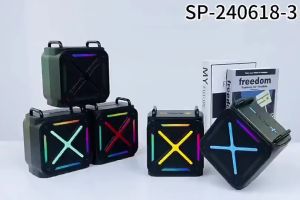 Portable Bluetooth Speaker RGB Lights Party Speaker Professional Stereo Sound Subwoofer Multiple RGB Lighting Modes