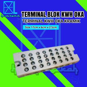 Terminal Blok Kwh Oka Keramik 3 Phase Terminal Blok Kramik 3Phase