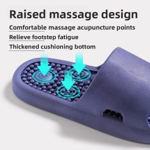 MONLEYTA | Indoor Home Slippers Foot Bottom Massage Anti-Slip Deodorant Men Women Shoes Comfortable Household Slippers All Seasons