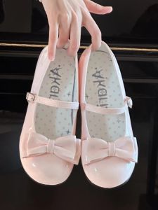 Adorable Original Starfield Akari round Head Bowknot Lolita Shoes round Milk Jelly Design Anime Themed Footwear for Collectors