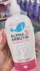 Chai kem sữa dưỡng thể ALPHA ARBUTIN HỒNG