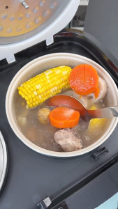 SG【ReadyStock】Zemkon Double-Function Electric Rice Cooker Dual Pot Cook Steam Boil Combo Timer Function