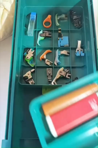 ลิ้นชักจักรเย็บผ้า ลิ้นชักจักร3ชั้น แบบหนา วัสดุABC สำหรับใส่จักรเย็บอุตสาหกรรม