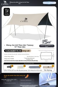 CAMEL | Lều Che Nắng Bên Xe Hơi Lắp Đặt Nhanh