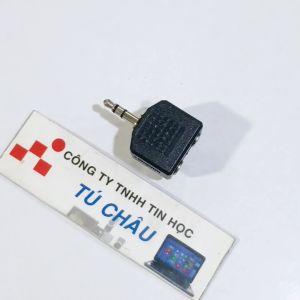 Đầu chia âm thanh 1 ra 2 / Chuẩn 3.5 ly (3 điểm cực)