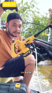 【KEELAT KPW009】Sprayer Cleaner Portable Pistol Cuci Mobil Listrik Alat Pembersih Mobil Motor Rumah Tangga Daya Tahan Lama Tekanan Air Kuat Mesin Cuci Cepat Outdoor