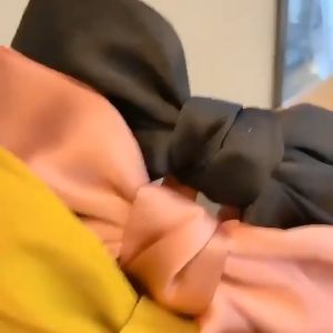 ELBER ACC210 Bando Korea Wanita Dewasa Pita Besar Bandana Model Pita Kupu-Kupu Headband Aksesoris Rambut Fashion Kekinian Y1850