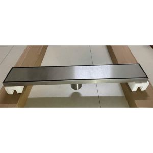 Thoát sàn mặt dán gạch loại dài 60 cm x 10 cm  thoát ống nhựa phi 76 phi 90  chất liệu inox 304 cao cấp thoát sàn ngăn mùi chống hôi hiệu quả.