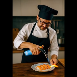 หัวพ่นไฟ Master Torch รุ่น 509C ตราแรด อุณหภูมิสูง 1300°C หัวพ่นแก๊สสำหรับแคมป์ ปิ้งย่าง เชื่อมงาน หรืองานครัว (ใช้งานคู่กับแก๊สกระป๋อง)