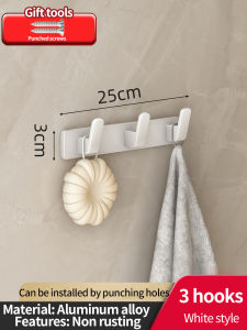 Adhesive Hooks Strong Hook Wall Hanger Sticker Hanging Coat Rack Clothes Hanger Shower Robe Hook Kitchen Bathroom Towel Hooks